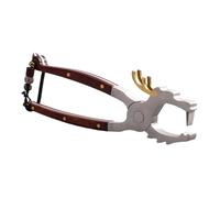 LOVIVER Stainless Steel Tea Pliers Tea Leaf Plier Tea Accessories Manual Open Tool Tool for Breaking Tea Cake Brick Tea Brick Clamp, Red