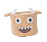 LOVIVER Storage Basket Bin Trick or Treat Bag Multipurpose Organizer Container for Food Stationery Snacks Bedroom Pet Clothes, khaki