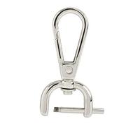 LOVIVER Swivel Lobster Claw Clasps, Bag Handbag Clasps, PU Leather Accessory Alloy Clips Swivel Snap Hooks for DIY Keychain Shoulder Strap, 16mm
