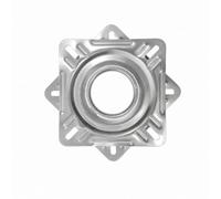 LOVIVER Swivel Plate with Mounting Slots Smooth Rotation Marine Seat Swivel Mounting Plate Rustproof for Fishing Boats , Swivel Plate