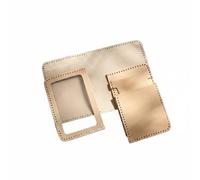 LOVIVER Synthetic Wallet DIY Leather Kit with Bifold Holder for Crafting Your Own Handmade Wallet Suitable for Personal Use Presents, Array, Natural Vegetable Tanned Leather