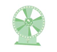 LOVIVER Tabletop Prize Turntable Tabletop Fortune Wheel Reusable Party Supplies Rotating Prize Wheels for Party Carnival Fortune Game, Style C