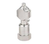 LOVIVER Tank Cleaning Ball Rotary Spray Ball Fittings Female Thread Stainless Steel Rotating Spray Ball Rotating Container Washing Spray Nozzles, 1 2inch
