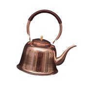 LOVIVER Tea Kettle Copper Kettle 1L Chinese Tea Ceremony Retro Water Boiler Jug Hot Water Kettle for Gas Stoves Induction Hob Camping