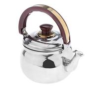 LOVIVER Tea Kettle, Stainless Steel Top Teapot, Metal Teakettles for Coffee and Tea, Great for Home Kitchen Camping Fishing, 6 Sizes to Choose, 1.0L