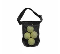 LOVIVER Tennis Ball Carrier Waist Pack Pouch Holder Organizer with Outer Mesh and Inner Zipper Pocket Oxford Cloth Lightweight Adjustable Strap Suitable for Tennis Golf Rounds Training