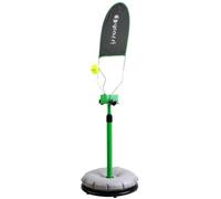 LOVIVER Tennis Training Device Portable Tennis Rebounder Practice Tool Swing With Telescopic Pole And Ball Attachment suitable for solo practice beginners developing athletes