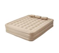 LOVIVER Three-Person Airbed with Electric Pump | Soft Flocked Sleeping, Raised 40 Cm Height, inflatable Mattress with Built-in Pump, for Camping