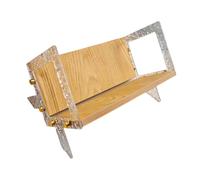 LOVIVER Tilting Desktop Bookshelf Bookcase Modern Multipurpose Decoration Desk Organizer Storage Rack for Home Decor Countertop Dorm, Brown