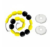 LOVIVER Training Rebounder Soccer Deflection Chain Goalkeeper Tool Agility Aid With EVA And Nylon For Reaction Training Suitable for junior academies, Yellow Black Standard Version