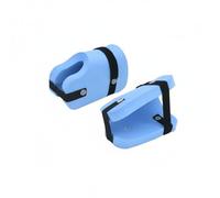 LOVIVER Training Resistance Band Water Flotation Exercise Belt Pool Resistance Equipment Lightweight EVA Adjustable Swim Training Strap Suitable for Senior Adult Therapy, Blue, Short Pair