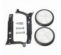 LOVIVER Training Wheels Set Bike Stabilizer Wheels Adjustable Mounting Hardware Metal Brackets Stable Ride Control suitable for children beginners home, Black Bracket, OPP Bag Packaging