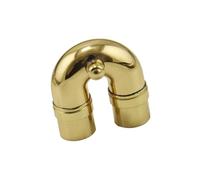 LOVIVER Trumpet Bend Neck Brass Trumpet Replacement Part Saxophone Elbow Bend for Musical Instrument Fittings