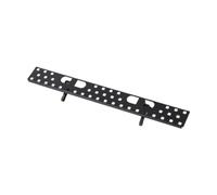 LOVIVER TV Top Shelf Adjustable Screen Mount Organizer Metal Sturdy Mounting Bracket TV Mount Top Shelf for Remote Cable Box, 7x60CM with hole