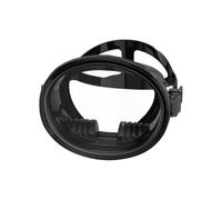 LOVIVER Underwater Vision Goggles Snorkel Diving Swim Facepiece With Reinforced Glass Window Cushioned Secure Rear Strap Build suitable for leisure diving , Black