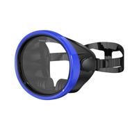 LOVIVER Underwater Vision Goggles Snorkel Diving Swim Facepiece With Reinforced Glass Window Cushioned Secure Rear Strap Build suitable for leisure diving , Blue