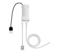 LOVIVER USB Self Priming Pump DC5V Portable Easy to Use Electric Water Pumping Tool for Bonsai Water Drill Groovers Garden Watering, with Metal Filter