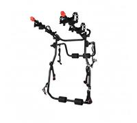 LOVIVER Vehicle Rack Rear Trunk Bike Carrier Car Bike Mount Adjustable Support Arms Securing Straps Cushioned Points Bike Frame Protection Quick Setup suitable for group outings park rides