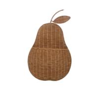 LOVIVER Wall Belly Basket Woven Front Door Basket Porch Decorative Rattan Door Home Decoration Wall Storage Hanging Storage Baskets, pear
