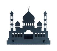LOVIVER Wall Mount Display Stand Hanger Prayer Room Decor Crafts Islam Gifts Elegant Decoration Rack Holder for Eid Home Table Office, Style A