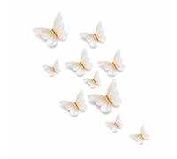 LOVIVER Wall Mount Sculpture Butterfly Wall With 3D Raised Design Epoxy Ceramic Elements Lightweight Floating Effect DIY Arrangement Options suitable for, Colorful Onion