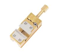 LOVIVER Watch Repair Tool Handle Head Wheel Vice Clamp Metal Vise Holder Watchmaker Tool Micro Clamping Vise for Electronic Welding, 0.2 to 0.9mm