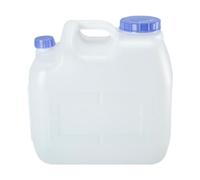 LOVIVER Water Storage Container with Lid and Handle Portable Versatile Water Storage Tank Beverage Dispenser for RV Picnic Car Hiking, 23L