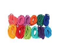 LOVIVER Weaving Loom Loops Potholder Loops for DIY Crafts, 12 Colors 192PCS