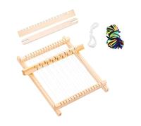 LOVIVER Weaving Looms Kit DIY Craft Handcraft Portable Weaving Machine Hand Knitting Tool for Lovers Sewing Knit Scarves Hats Mittens