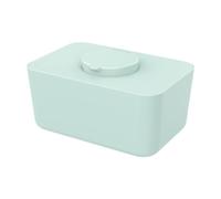 LOVIVER Wipes Container Facial Tissues Dispenser Portable Elegant Tissue Box Holder Napkin Case for Dresser Home Dining Room Ornament, Blue
