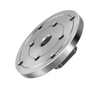 LOVIVER Wood Lathe Faceplate Woodworking Machine Chuck Face Plate Replace Spindle Thread for Bowl Turning DIY Wood Crafts Woodturning, 4inch