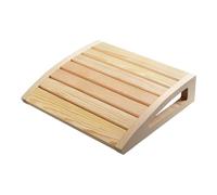 LOVIVER Wood Sauna Headrest Neck Support Pillow Bathroom Comfortable to Use Sauna Accessories Backrest for Spa Gym Chinese Style Steam Rooms Handmade Wood Hollow Pillow for Household Relax Rest Body