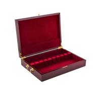 LOVIVER Wood Silverware Storage Box,Silverware Case Flatware Chest with Felt Lined for Kitchen,Portable,Home Decor, Silverware Chest Flatware and Utensil Organizer for Knives Spoon Spork