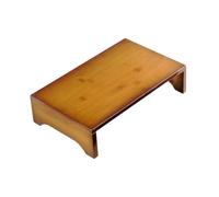 LOVIVER Wooden Low Stool Small Ottoman Decorative Rectangle Practical Foot Rest Step Stool for Desk Living Room Bathroom Office