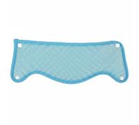 LOVIVER Workplace Sweatband Liner Forehead Absorber Helmet Brow Cushion Snap Attachment Mesh Padding Sweat Management for Challenging Work Environments, Sky Blue, Double-sided Mesh Fabric