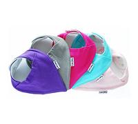 Lovjoy Bandana Dribble Bibs - Super Absorbent & Soft for Teething Babies - Adjustable Snaps - Fits Newborn to 3 Years - 5 Pack (Carnations)