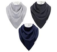 Lovjoy Extra Large Bandana Bibs for Children 4+ Years/Special Needs Bibs/Suitable for Children, Teens and Adults/Adjustable Neck Size (Set 01)