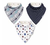 Lovjoy Large Bandana Bibs for Children 4+ Years/Special Needs Bibs/Suitable for Children, Teens and Adults/Adjustable Neck Size (Set 03)