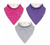 Lovjoy Large Bandana Bibs for Children 4+ Years/Special Needs Bibs/Suitable for Children, Teens and Adults/Adjustable Neck Size (Set 06)