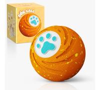 Lovkid Smart Interactive Dog Ball - Automatic Moving and Bouncing Pet Toy for Aggressive Chewers, Chew-Resistant E-TPU Shell, 3 Play Modes, USB-C Rechargeable for Medium Large Dogs Orange