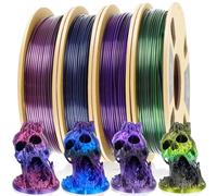 LOVOON 3D Pla Filament Bundle Dark Myth Series,Dark Gradient Filament 1.75mm,Color Changing Pla 3D Printing Filament for 3D Printer, Dimensional Accuracy +/- 0.02mm,3D Filament Pla 200g x 4 Spools