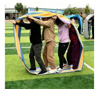 lovpec 2 Pack Team Building Race Run Mat, Oxford Fabric Group Teamwork Game for Adults, Outdoor Field Day