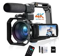 lovpo 4K Video Camera Camcorder, 48MP UHD