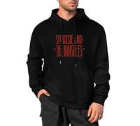 LOVROM BRAIN Men's Warm Hoody Siouxsie And The Banshees Men Long Sleeve Hooded Sweatshirt M Black