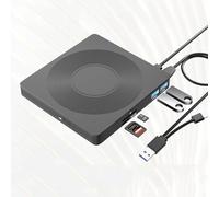 Lovskoo 3.0 USB External DVD Drive for Pc Computer Laptop Universal Portable DVD Player for Laptop DVD Drive USB External Optical Drives Disc Player Support WindowsXP/ Win7/8/10/11/OSX