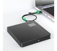 Lovskoo USB External DVD Drive for Pc Computer Laptop Universal Portable DVD Player for Laptop DVD Drive USB External Support WindowsXP/ Win7/8/10/11/OSX Birthday for Women Men