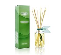 LOVSPA Bamboo Citrus Essential Oil Reed Diffuser Set Zesty White Lime & Crisp Bamboo | Tart Citrus Scent for The Kitchen or Bathroom | Makes a Great Gift for New Homeowners
