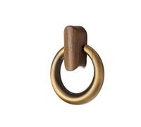 LOVSSU 2pc Vintage Countryside Bedside Table Drawer Handle Pull Tab Shoe Cabinet Tea Door(Bronze 1)