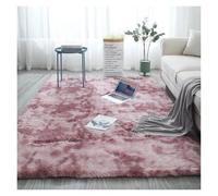LOVSSU Large Rugs for Modern Living Room Long Hair Lounge Carpet In The Bedroom Furry Decoration Fluffy Floor Bedside Mats(Lotus Root Pink,80x200cm)