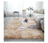 LOVSSU Large Rugs for Modern Living Room Long Hair Lounge Carpet In The Bedroom Furry Decoration Fluffy Floor Bedside Mats(Camel,200x300cm)